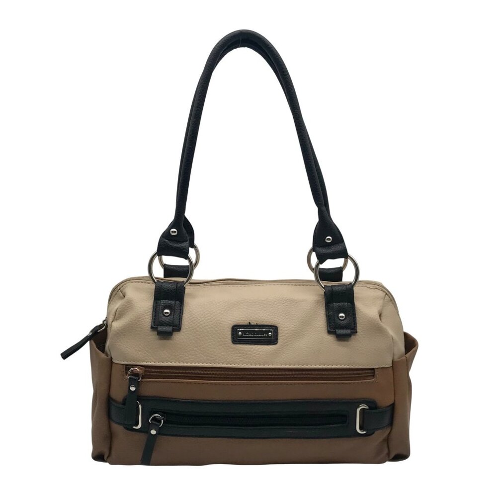 Alfred Dunner Brown Faux Leather Purse